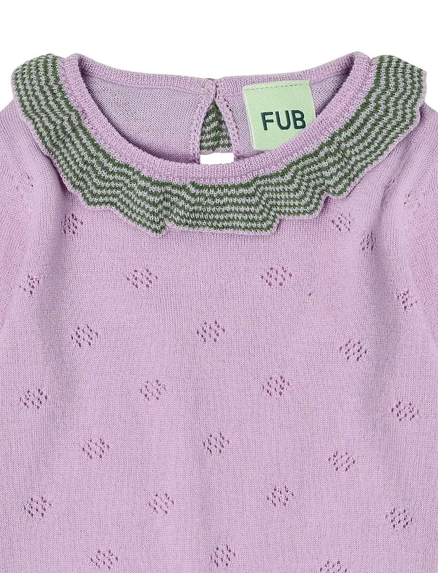 FUB - Baby Ruffle Body - langärmelige bodys - iris - 2