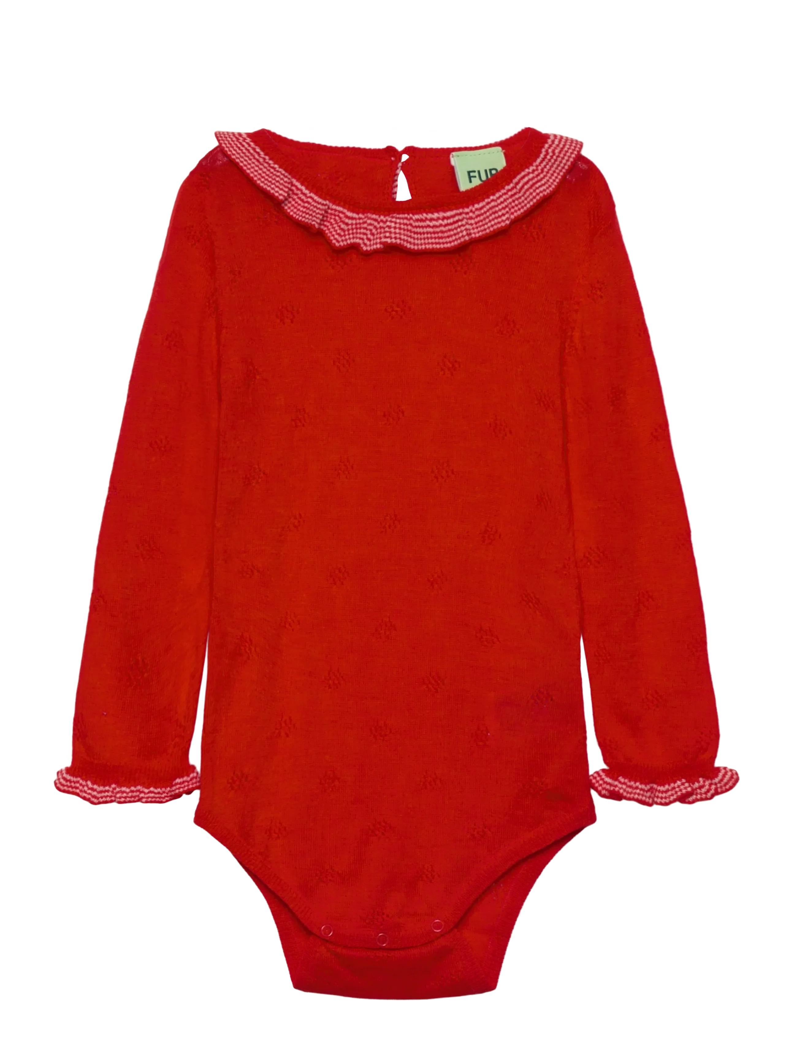FUB Baby Ruffle Body - 4 for 3 - SIGNAL RED / red