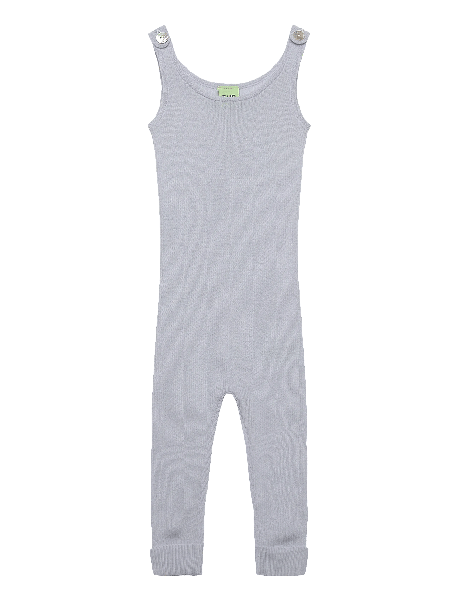 FUB - Baby Rib Overall - kurzärmelig - baby blue - 0