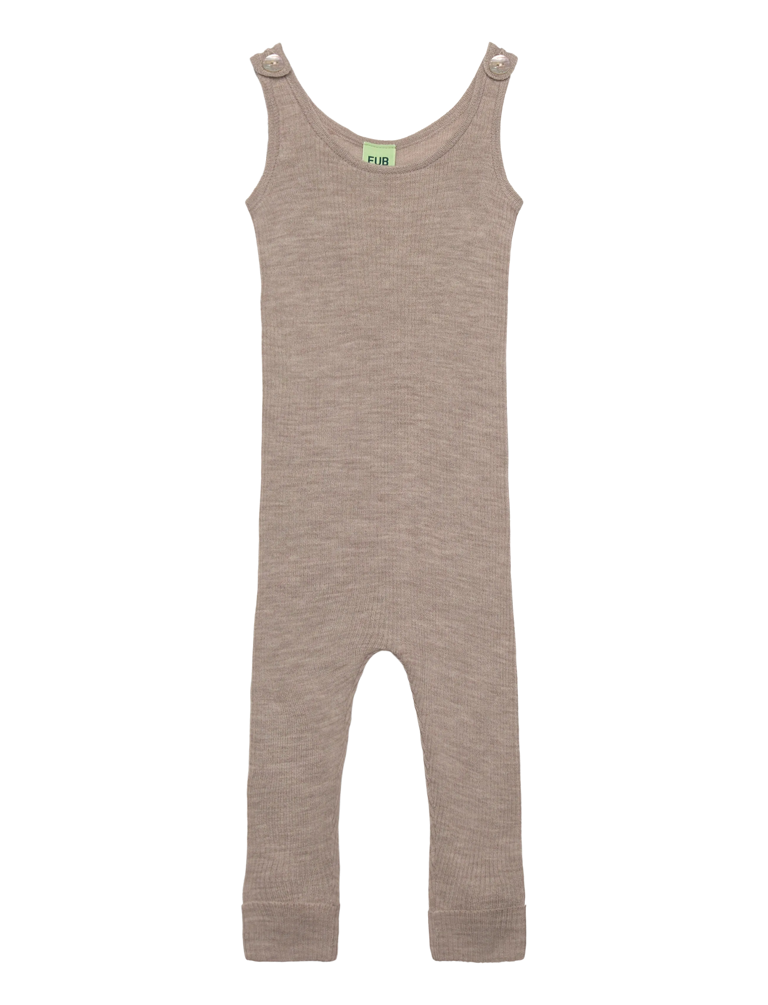 FUB Baby Rib Overall - 4 for 3 - OAT MELANGE / beige