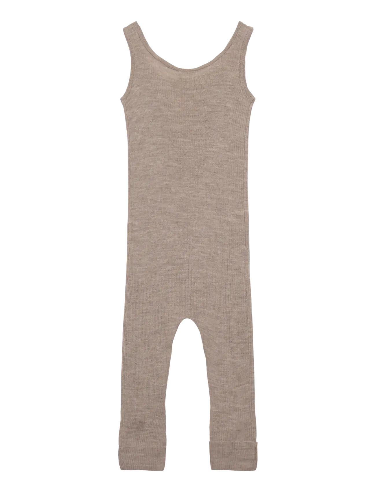 FUB - Baby Rib Overall - lühikeste varrukatega - oat melange - 1