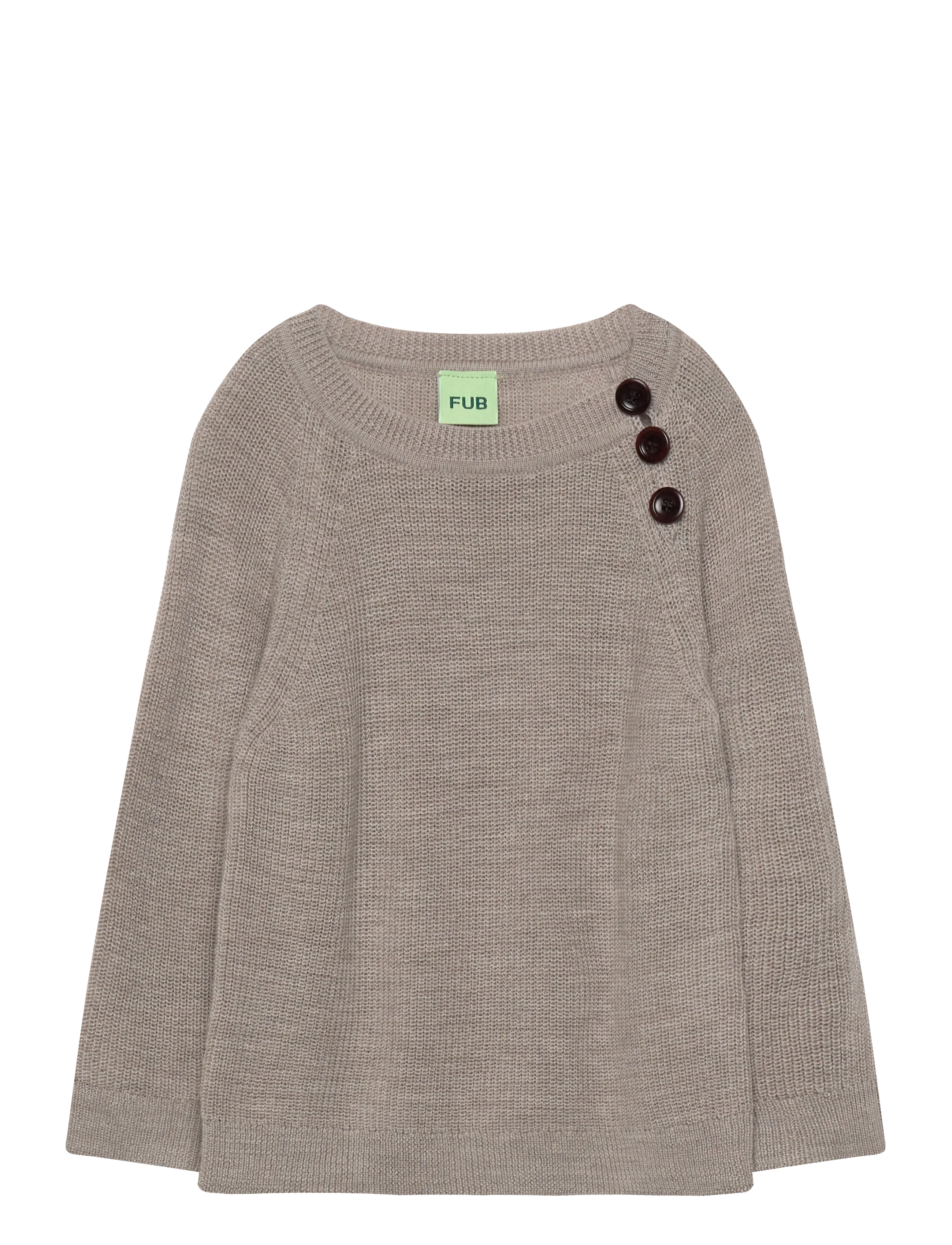 FUB Baby Raglan Pullover Beige - 56 - Kinder