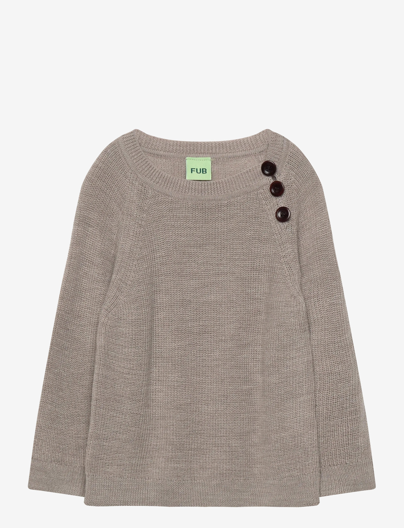 FUB - Baby Raglan Sweater - trøjer - oat melange - 0