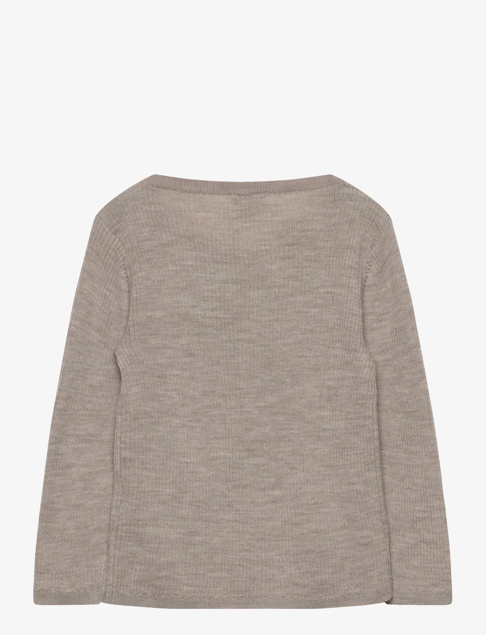 FUB - Baby Rib Cardigan - cardigans - oat melange - 1