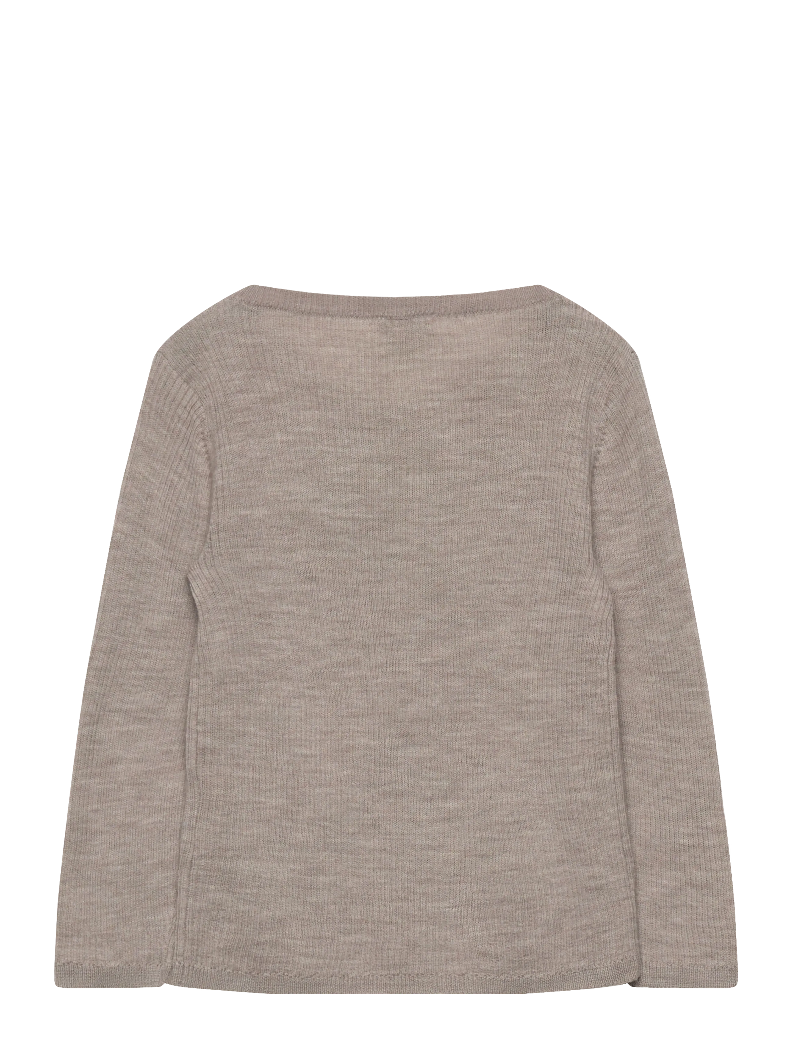FUB - Baby Rib Cardigan - cardigans - oat melange - 1