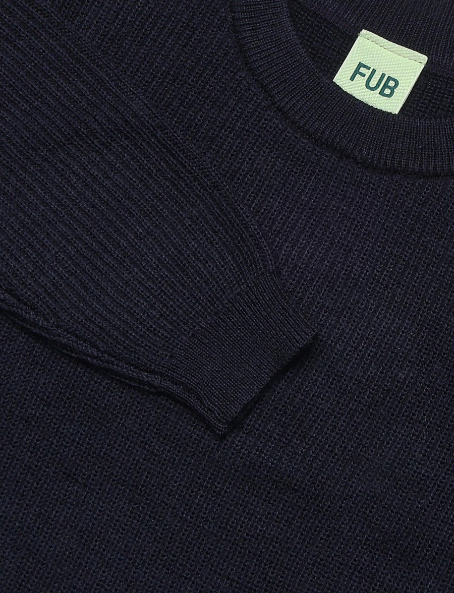 FUB - Baby Rib Jumper - trøjer - dark navy - 2