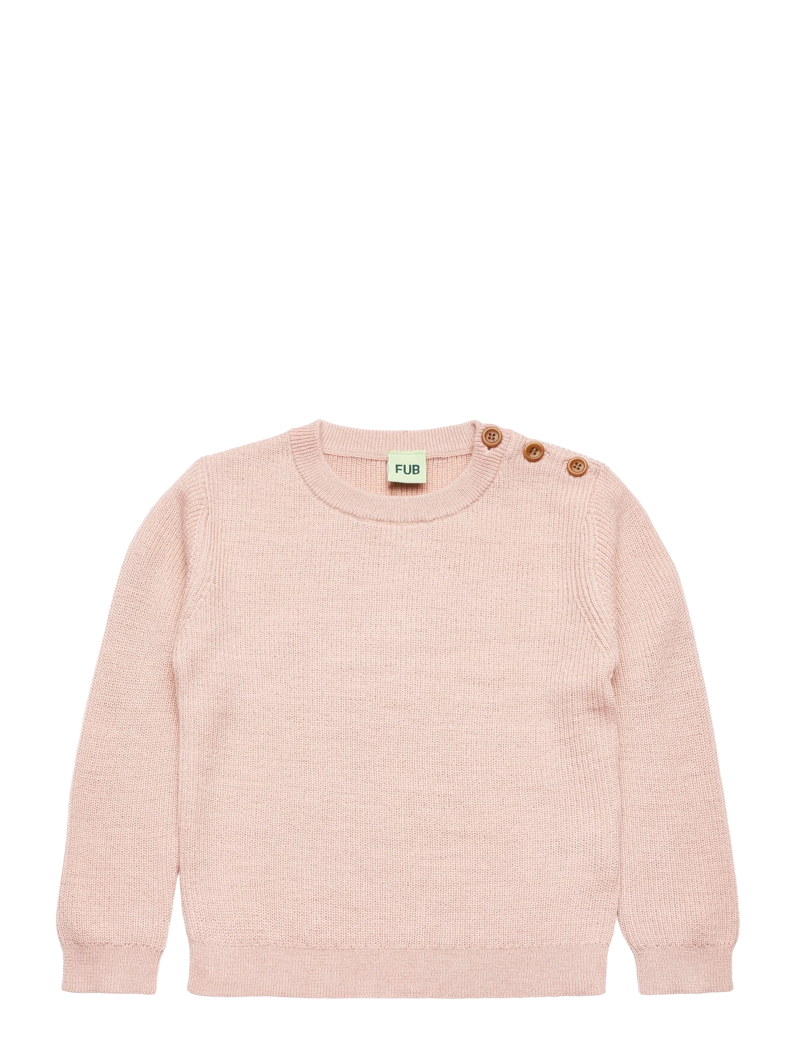 FUB Baby Rib Jumper - Trøjer - PALE ROSE / pink/rose