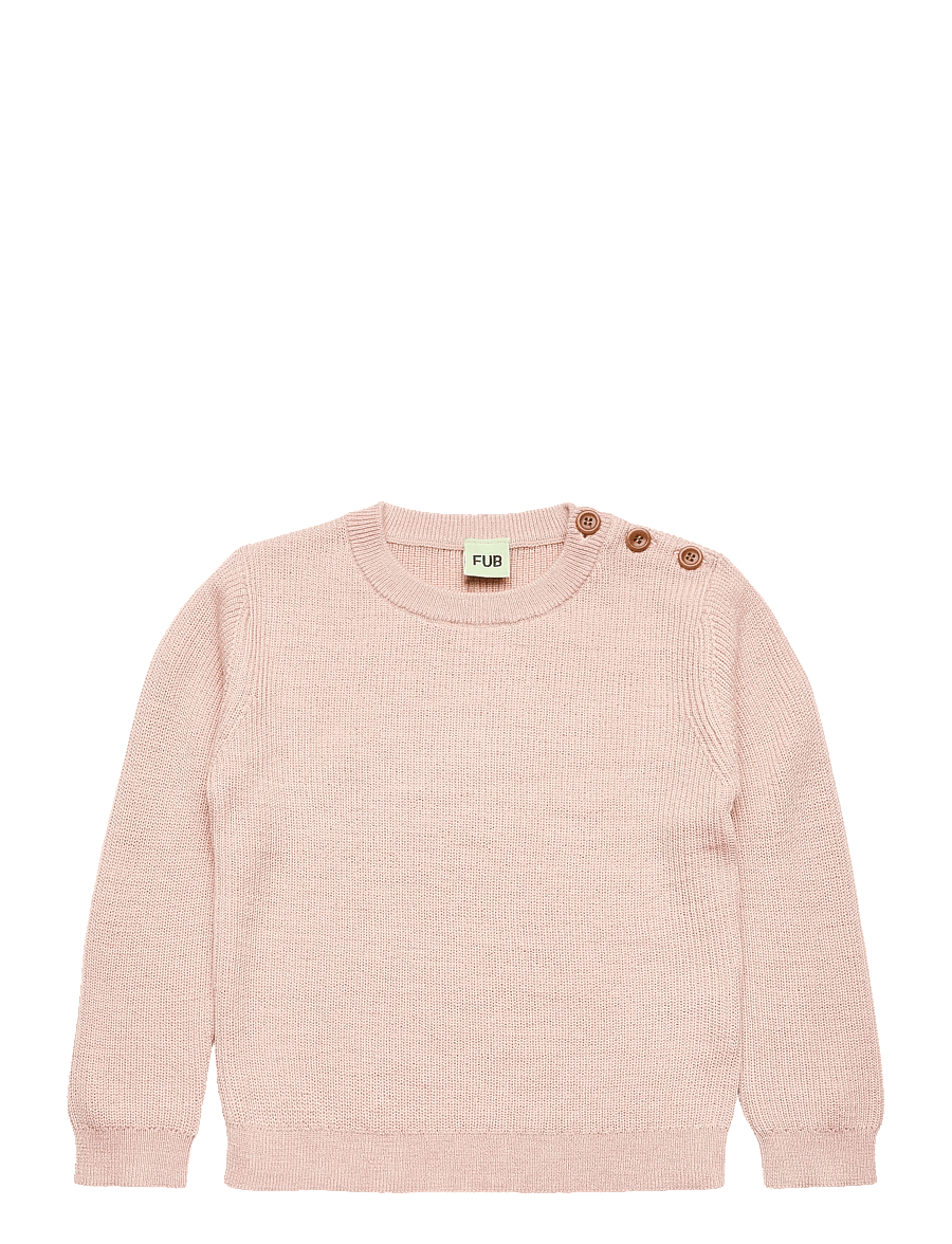 FUB - Baby Rib Jumper - džemperi - pale rose - 0