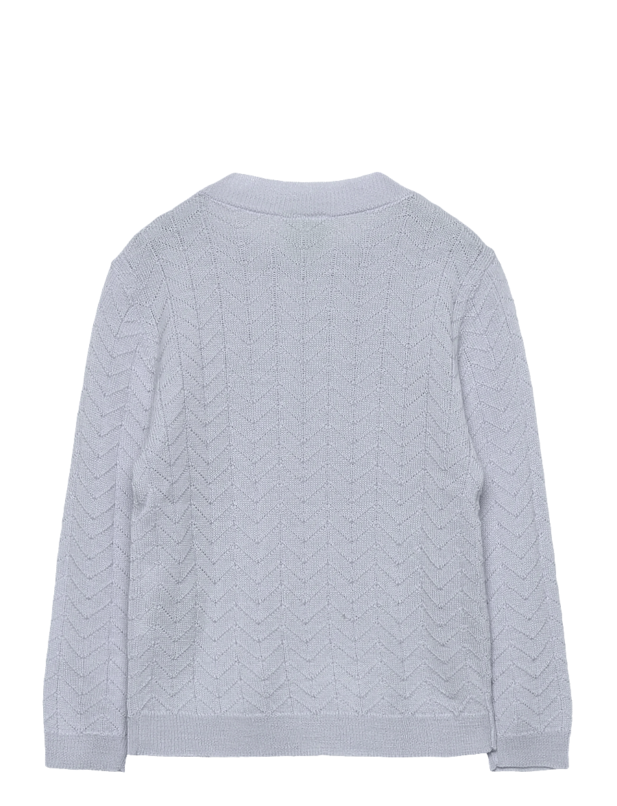 FUB - Baby ZigZag Blouse - džemperiai - baby blue - 1