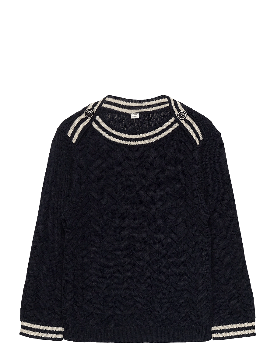 FUB - Baby ZigZag Blouse - pulls - dark navy - 0