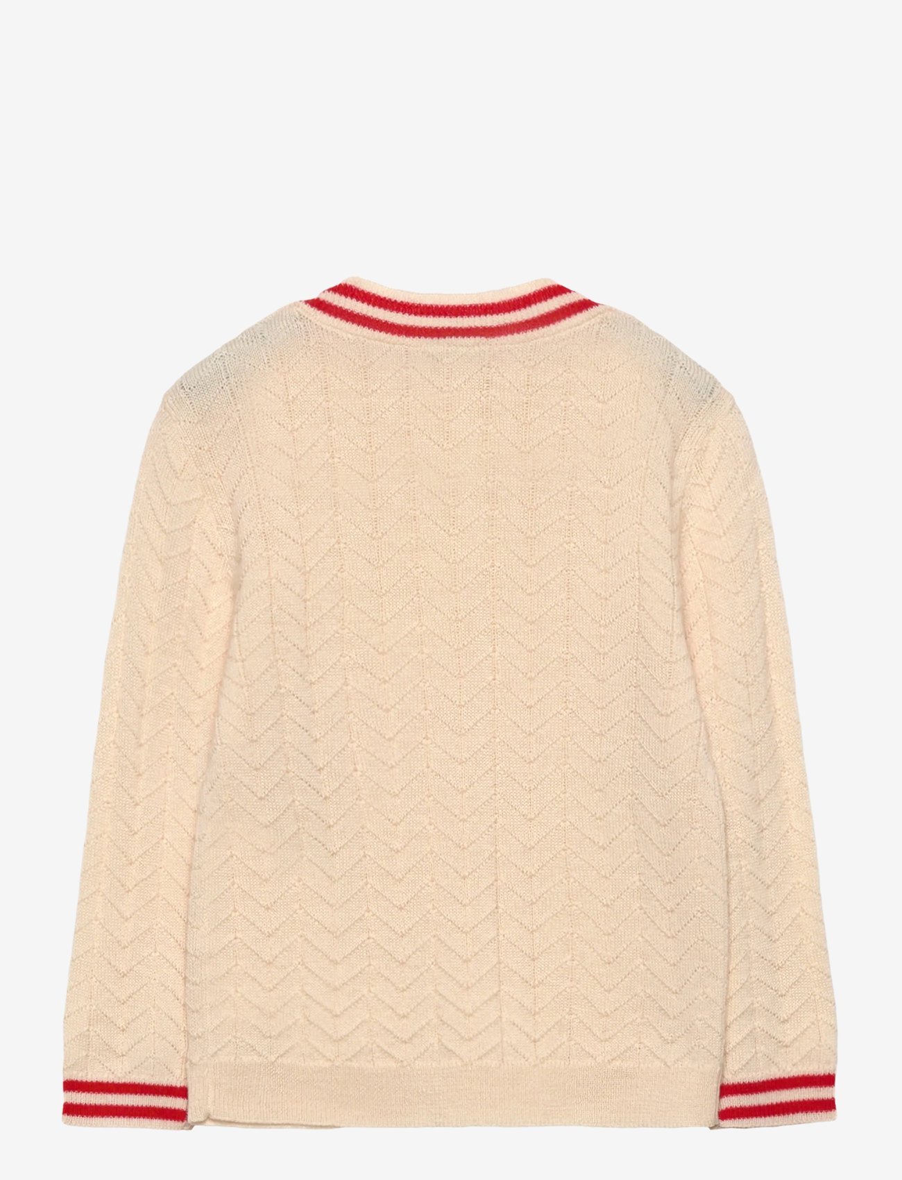 FUB - Baby ZigZag Blouse - trøjer - ecru - 1