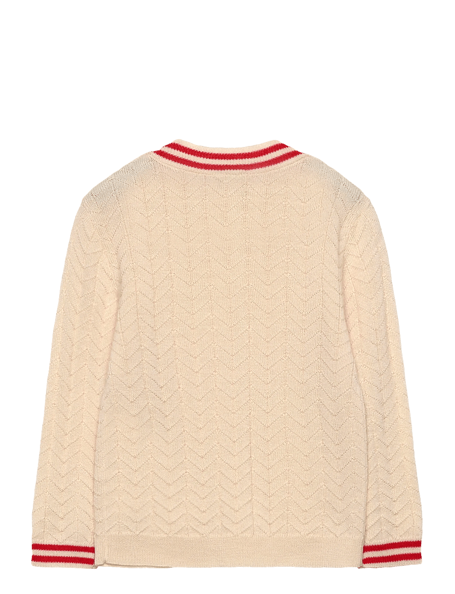 FUB - Baby ZigZag Blouse - džemprid - ecru - 1