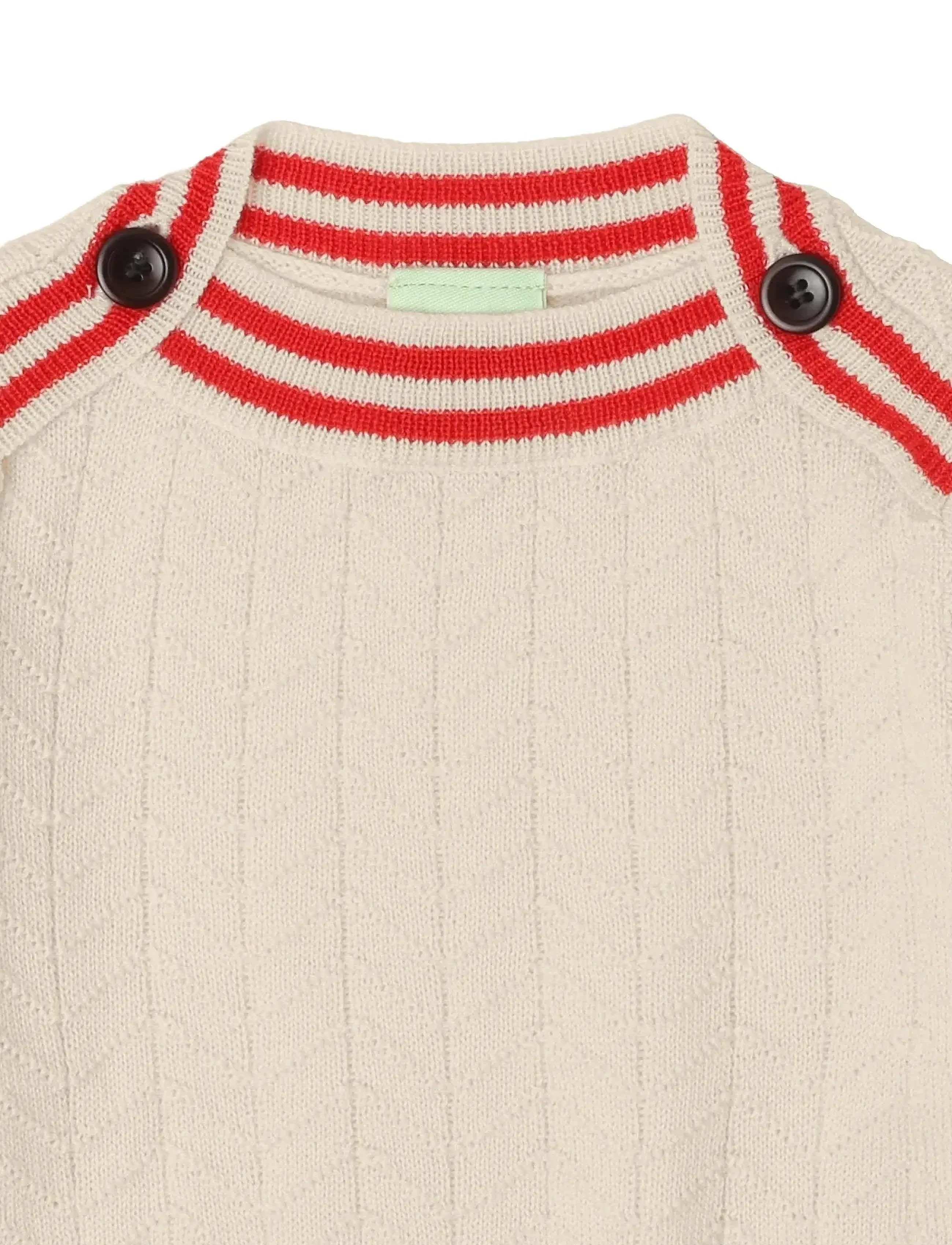 FUB - Baby ZigZag Blouse - jumpers - ecru - 2
