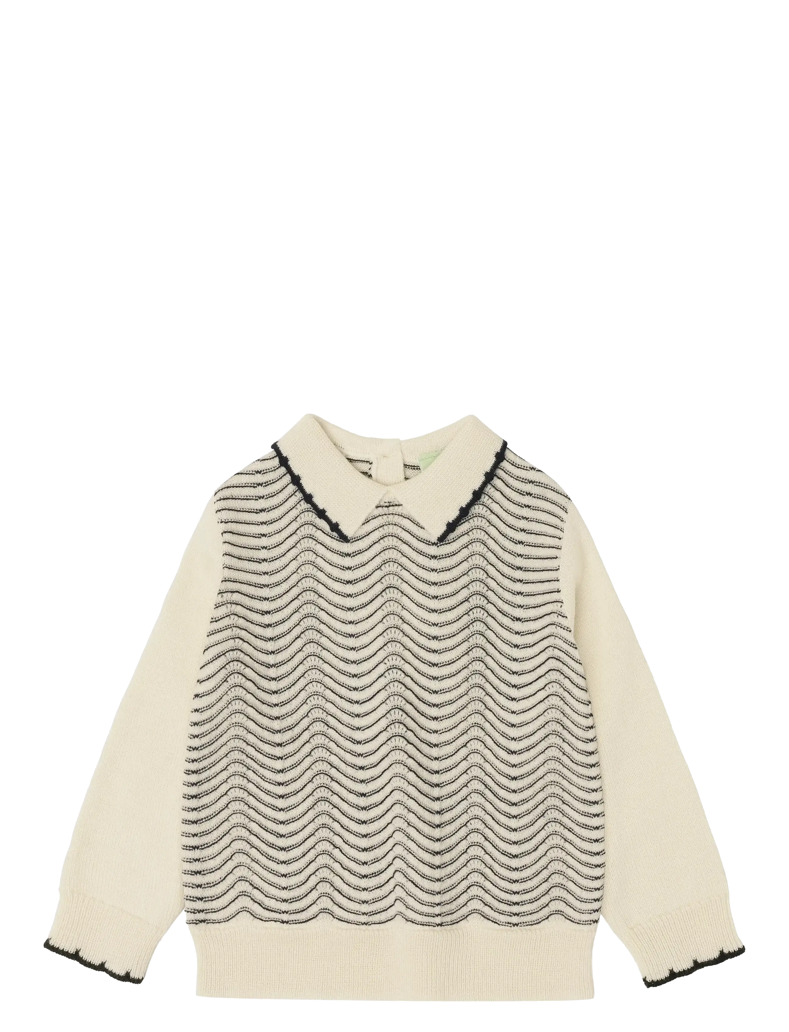 FUB Baby Pointelle Blouse - Strik - ECRU / cream