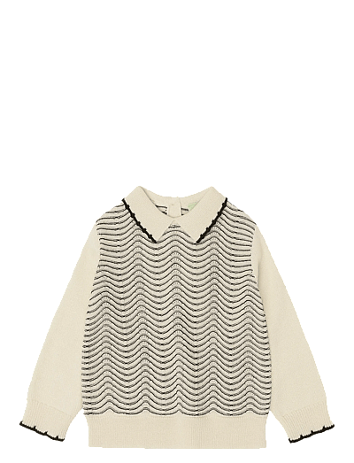 FUB Baby Pointelle Blouse - Baby 0 bis 2 Jahren - ECRU / cream