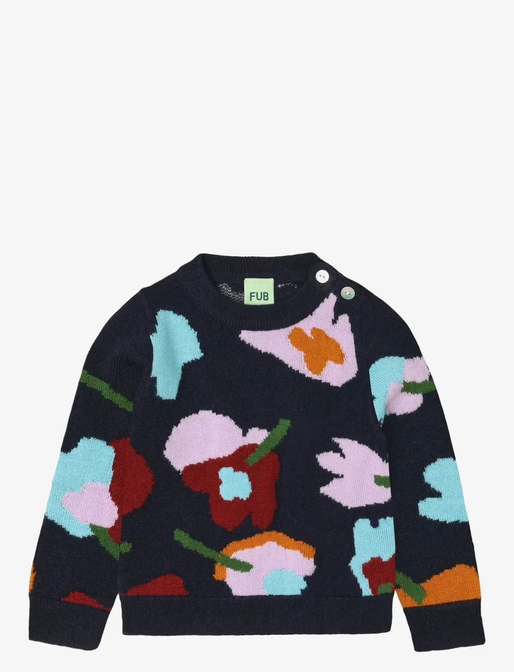 FUB - Baby Jaquard Sweater - pullover - dark navy - 0