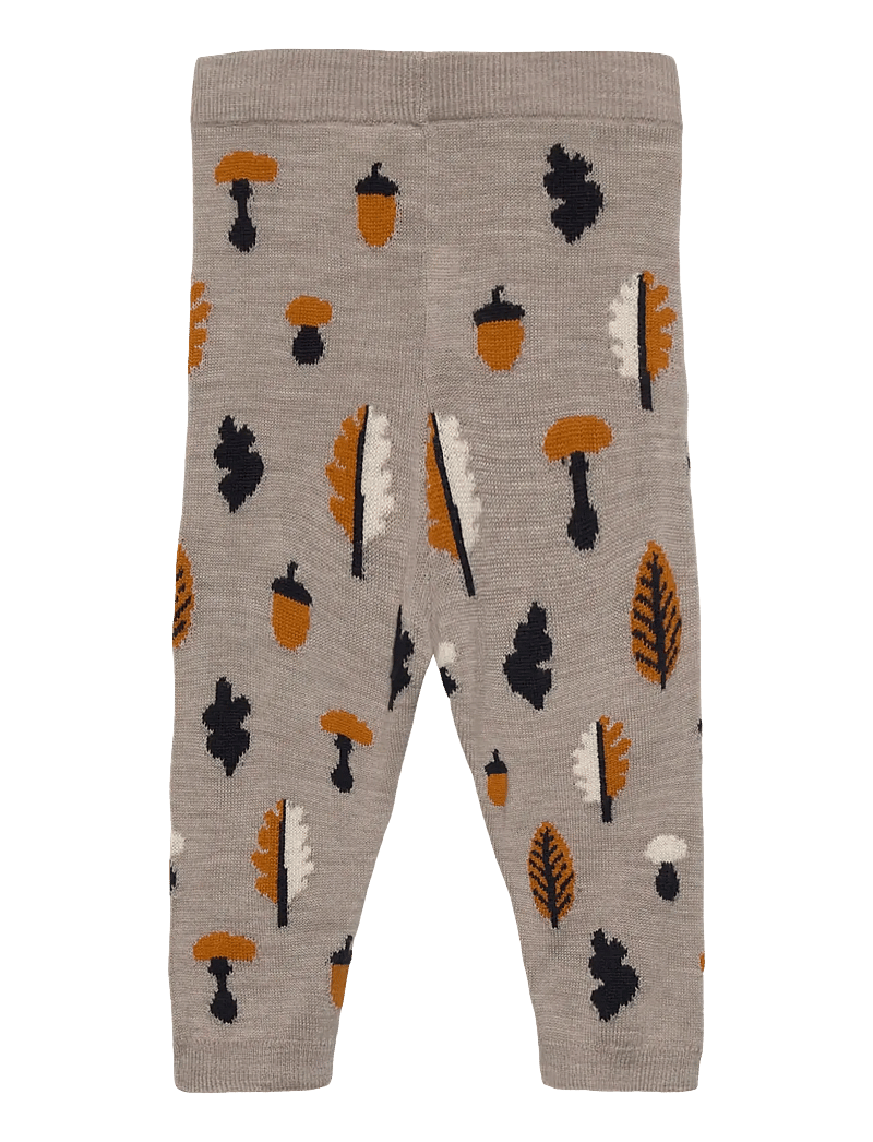 FUB - Baby Jaquard Pants - babybyxor - oat melange - 1