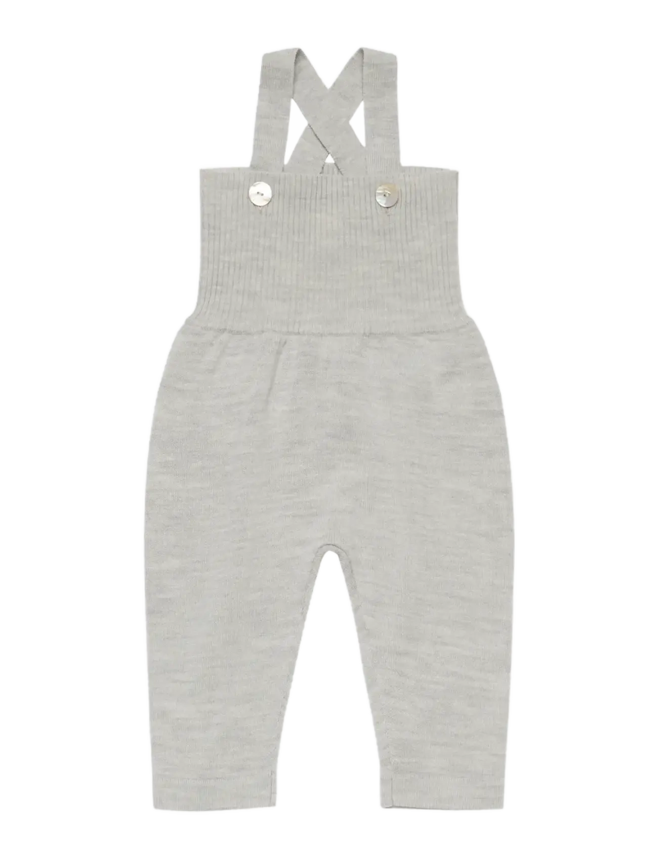 FUB Baby High Waist Overalls - Winterkollektion - LIGHT GREY MELANGE / grey
