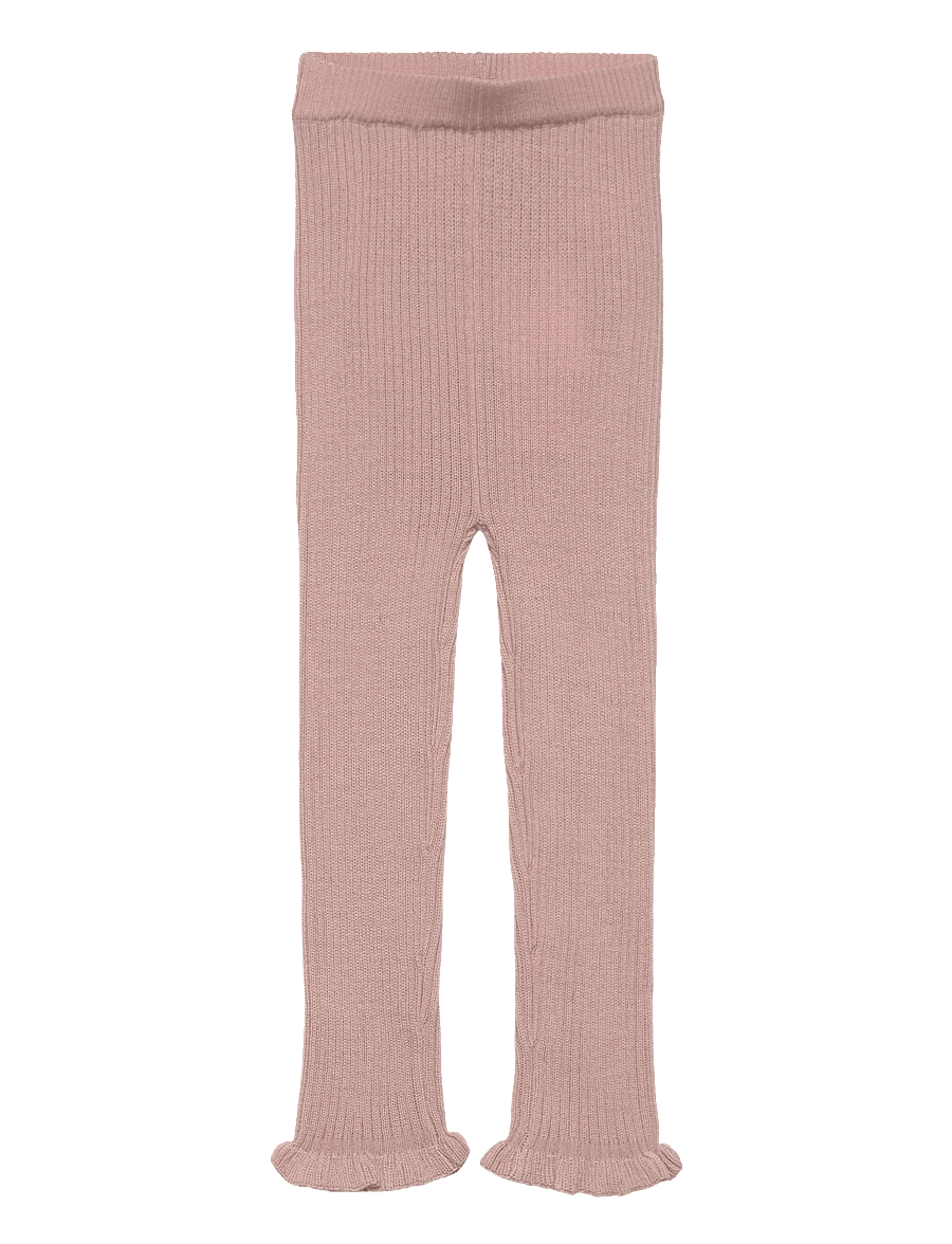 FUB - Baby Ruffle Leggings - beebi alusriided - pale rose - 0