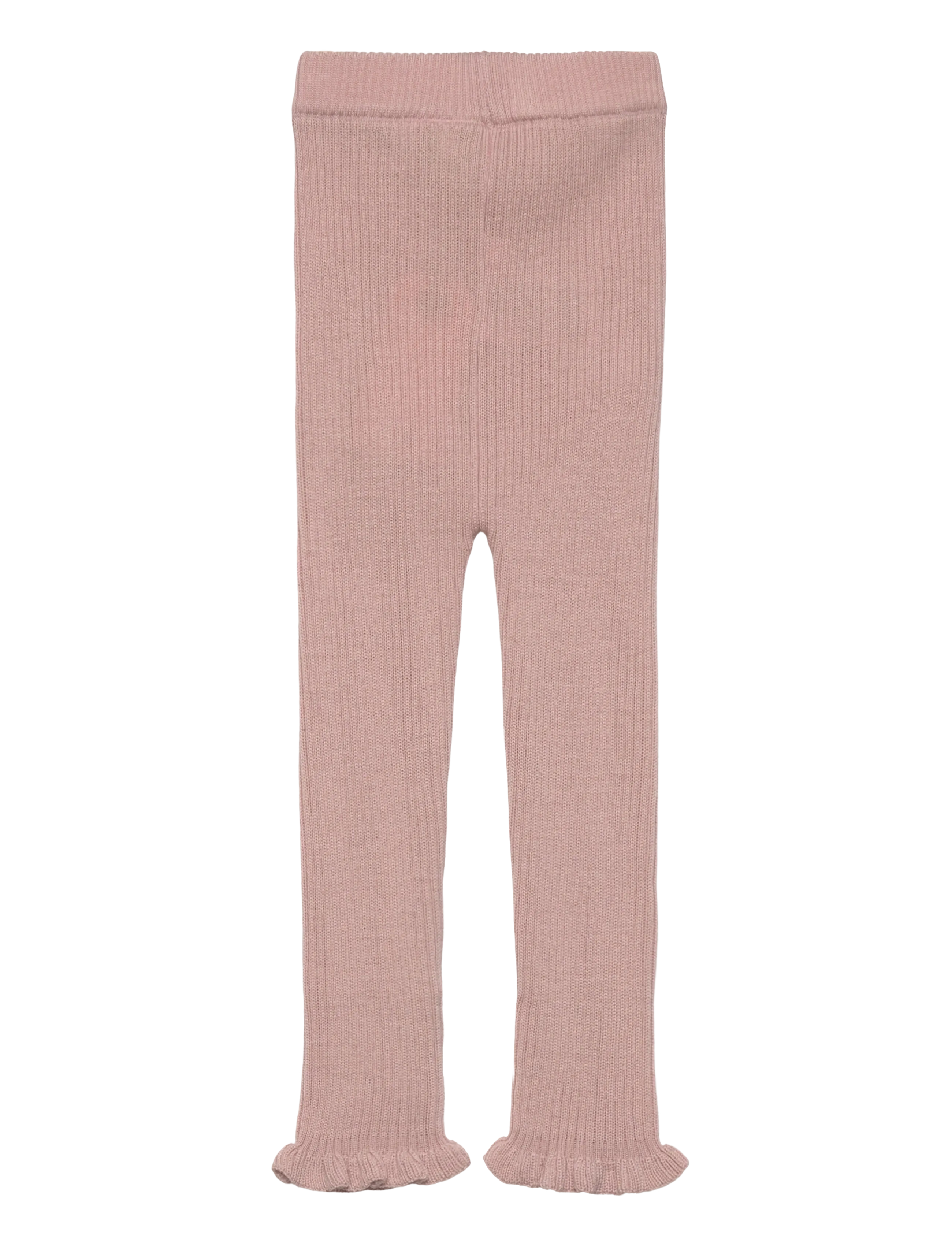 FUB - Baby Ruffle Leggings - beebi alusriided - pale rose - 1