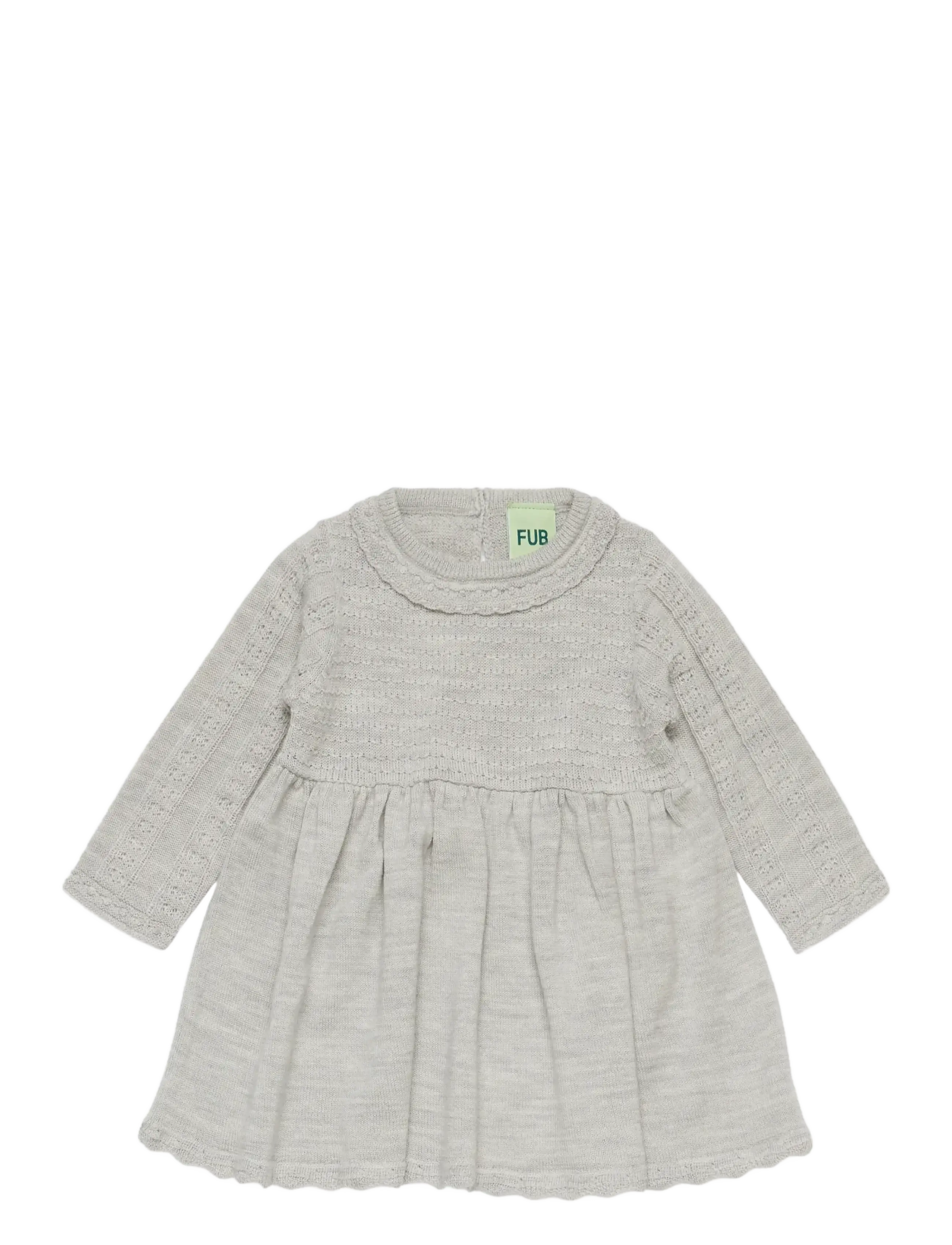 FUB Baby Dress - Kjoler - LIGHT GREY MELANGE / grey