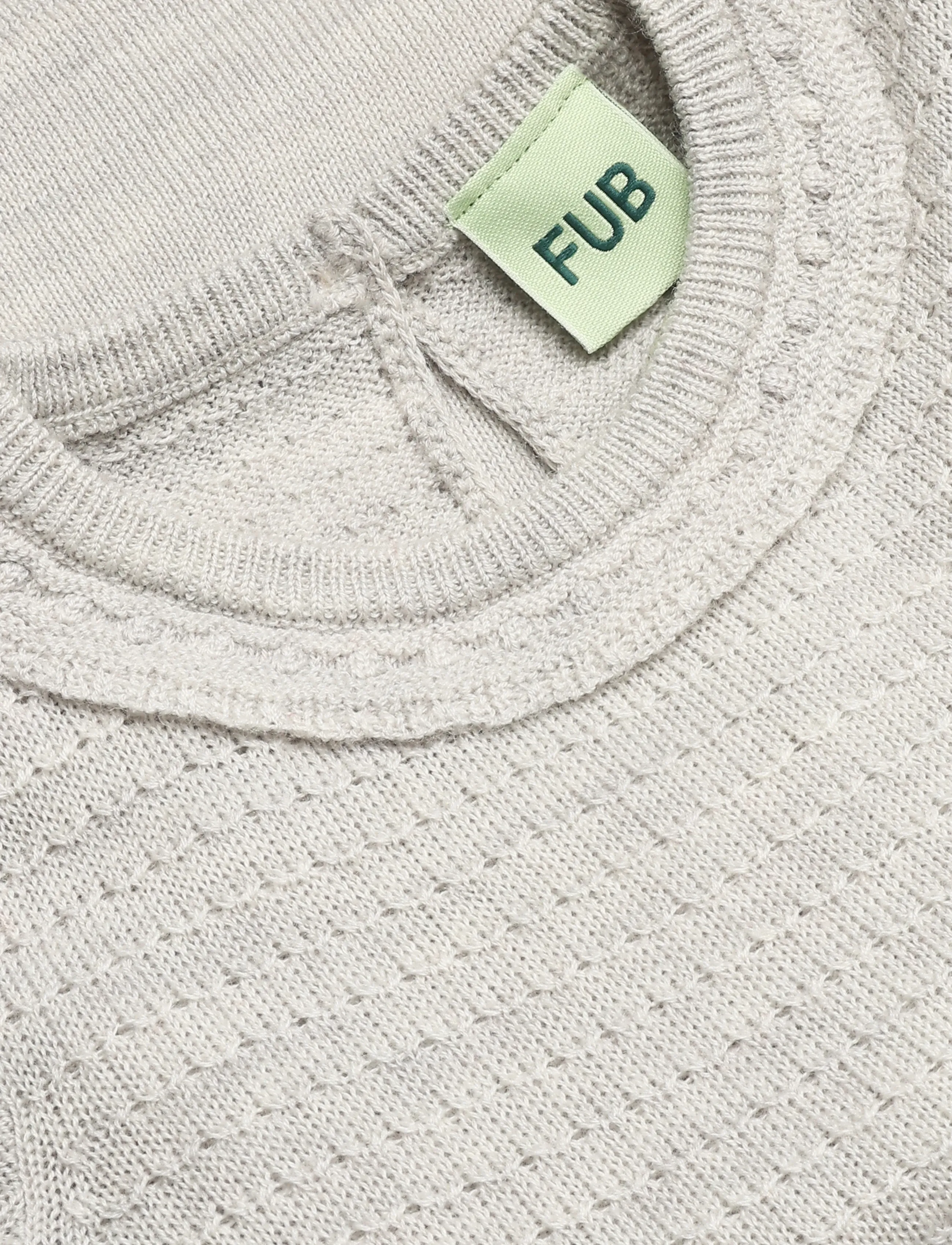 FUB - Baby Dress - langærmede babykjoler - light grey melange - 2