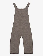 FUB - Baby Felted Overalls - jumpsuits - beige melange - 0
