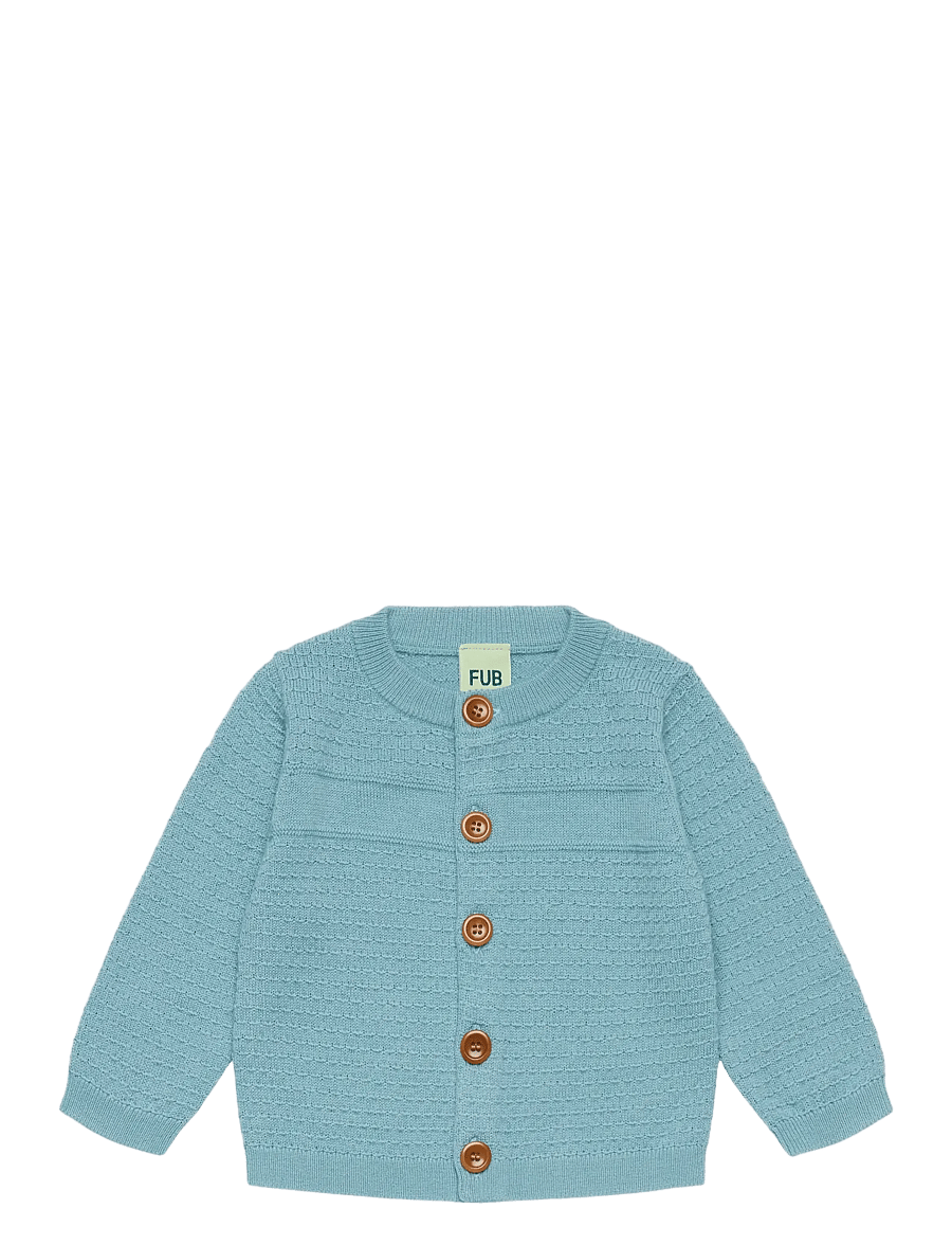 FUB - Baby Cardigan - cardigans - light blue - 0