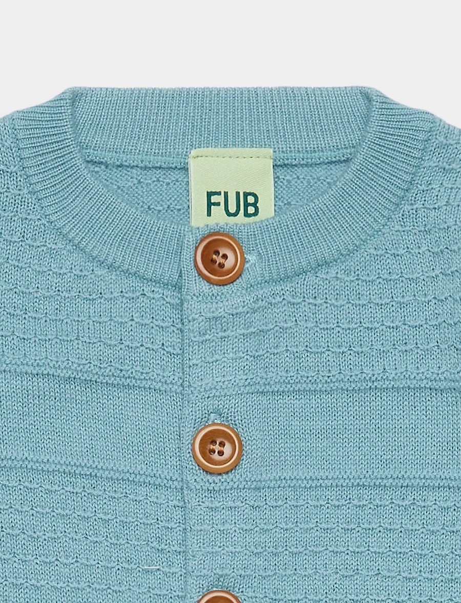 FUB - Baby Cardigan - cardigans - light blue - 1