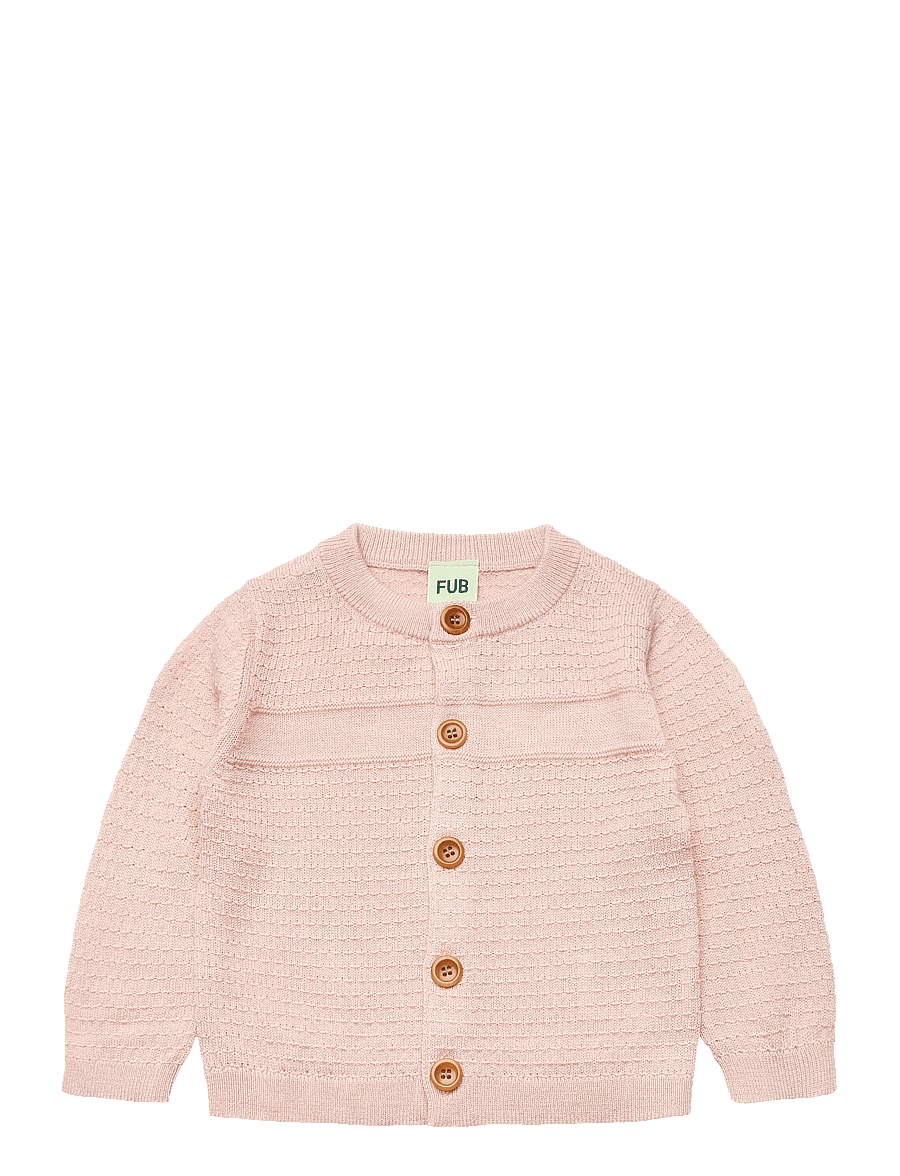 FUB - Baby Cardigan - cardigans - pale rose - 0