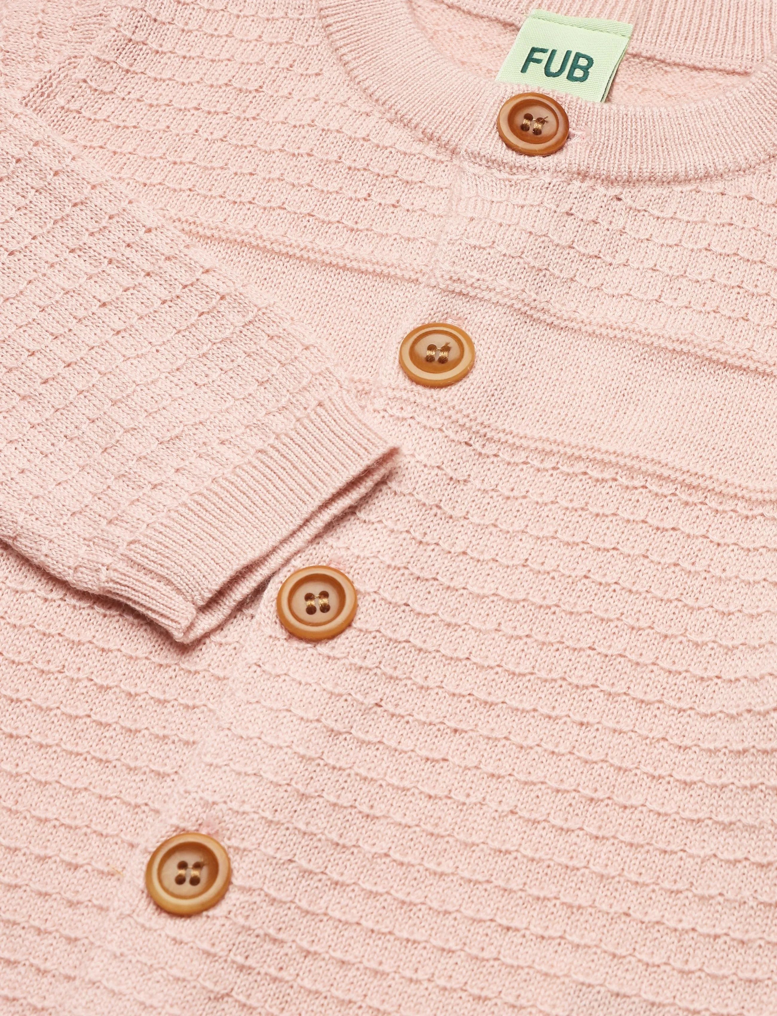 FUB - Baby Cardigan - cardigans - pale rose - 2