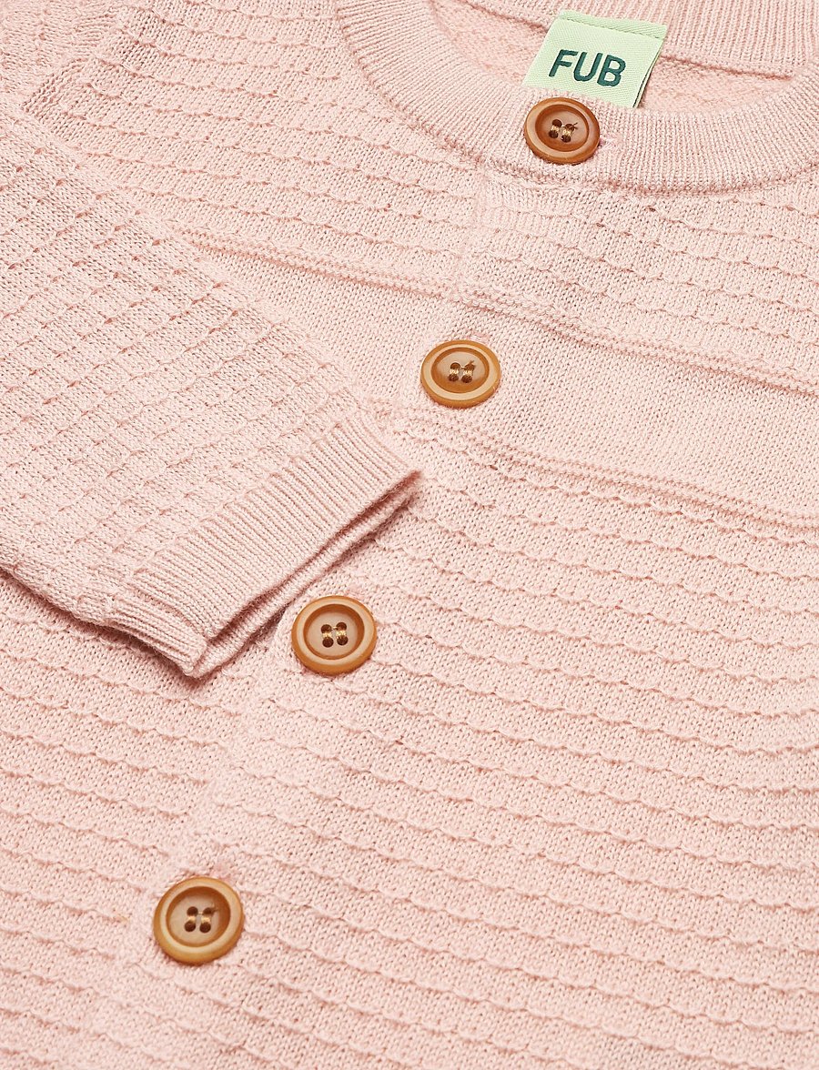 FUB - Baby Cardigan - cardigans - pale rose - 2