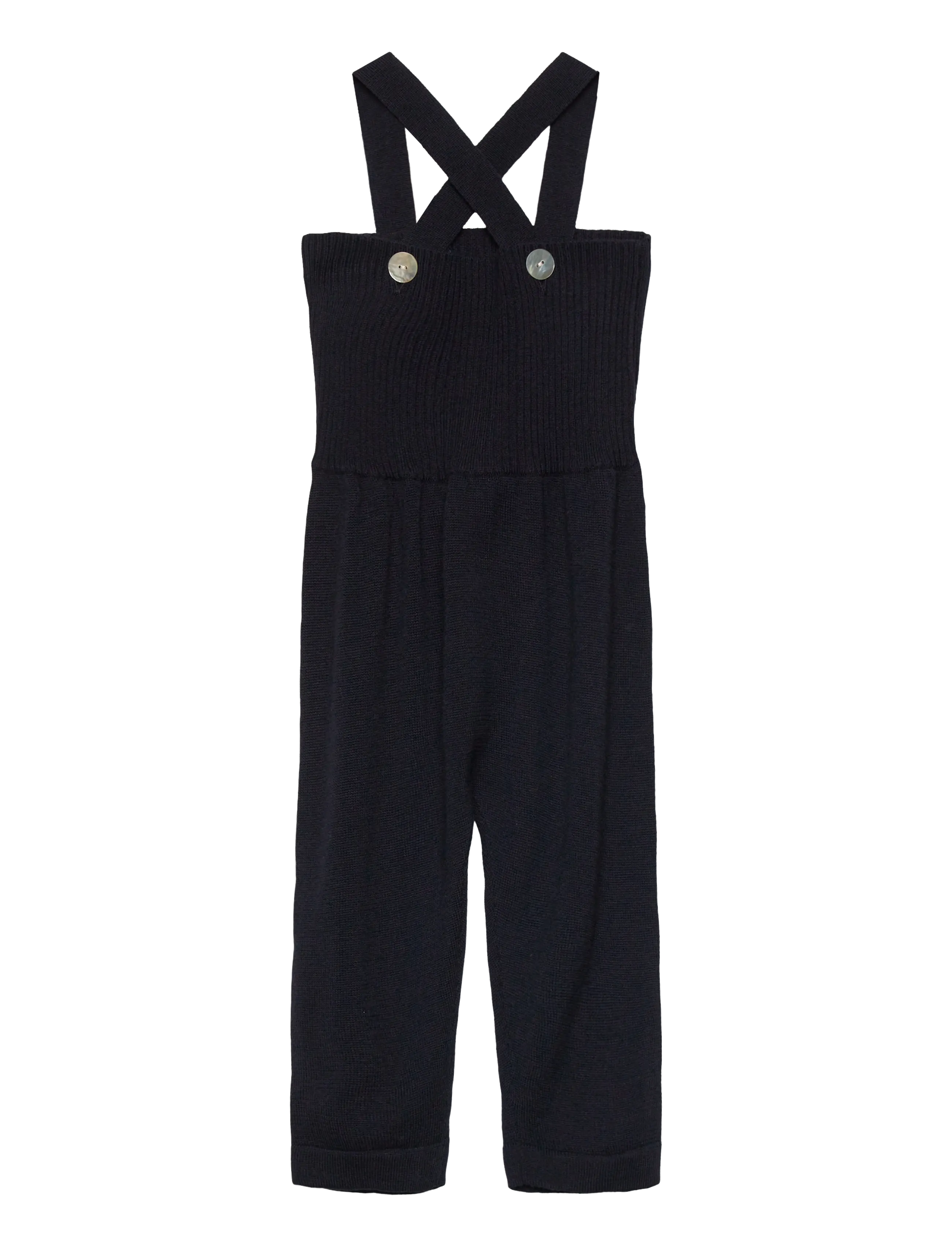 FUB Baby High Waist Overalls, 68, Navy, Underdele > Lækre Bukser, Børn