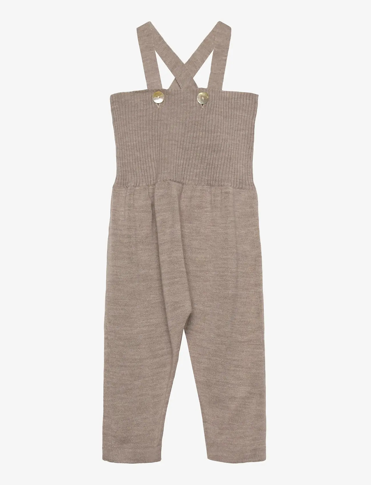 FUB - Baby High Waist Overalls - overalls - oat melange - 1