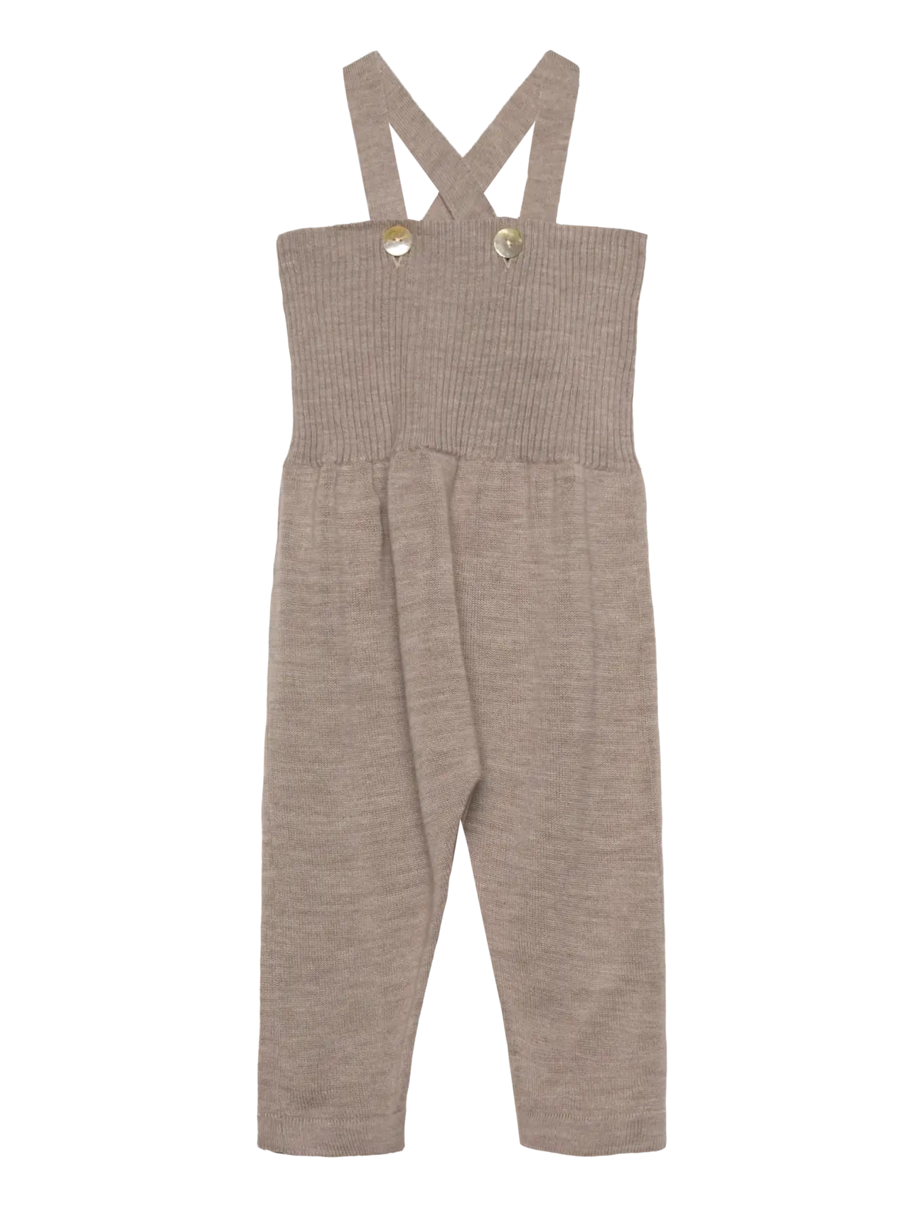 FUB - Baby High Waist Overalls - overalls - oat melange - 1