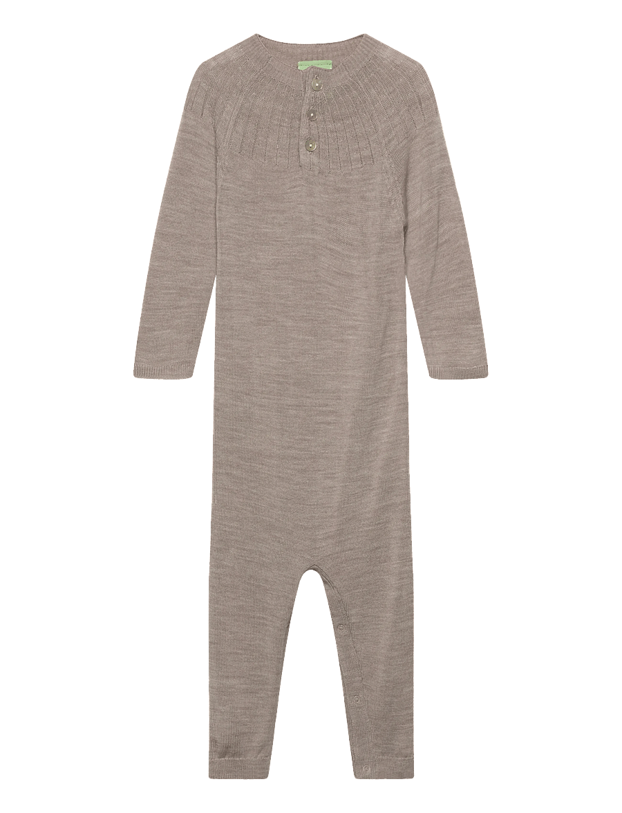 FUB - Baby Bodysuit - langärmelig - oat melange - 0