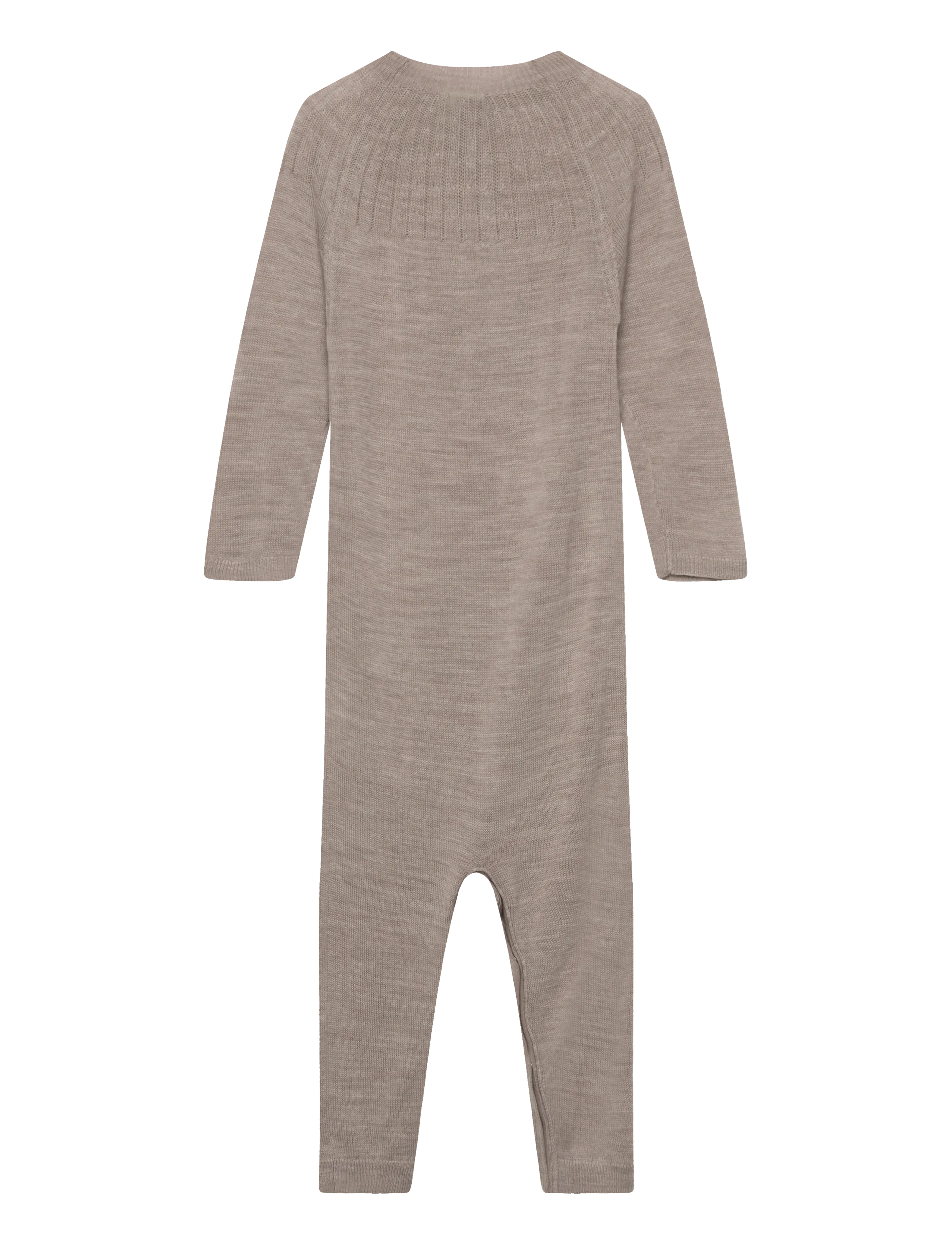 FUB - Baby Bodysuit - langærmede - oat melange - 1