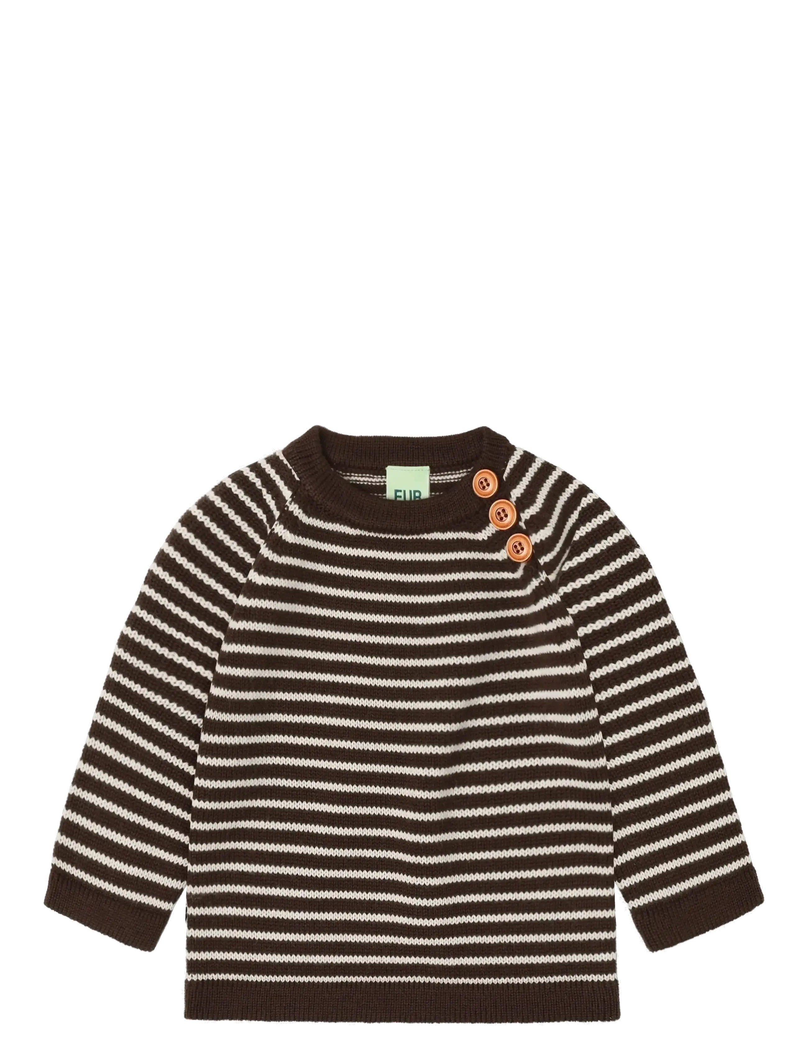 FUB Baby Sweater - Strik - MOCCA/ECRU / brown