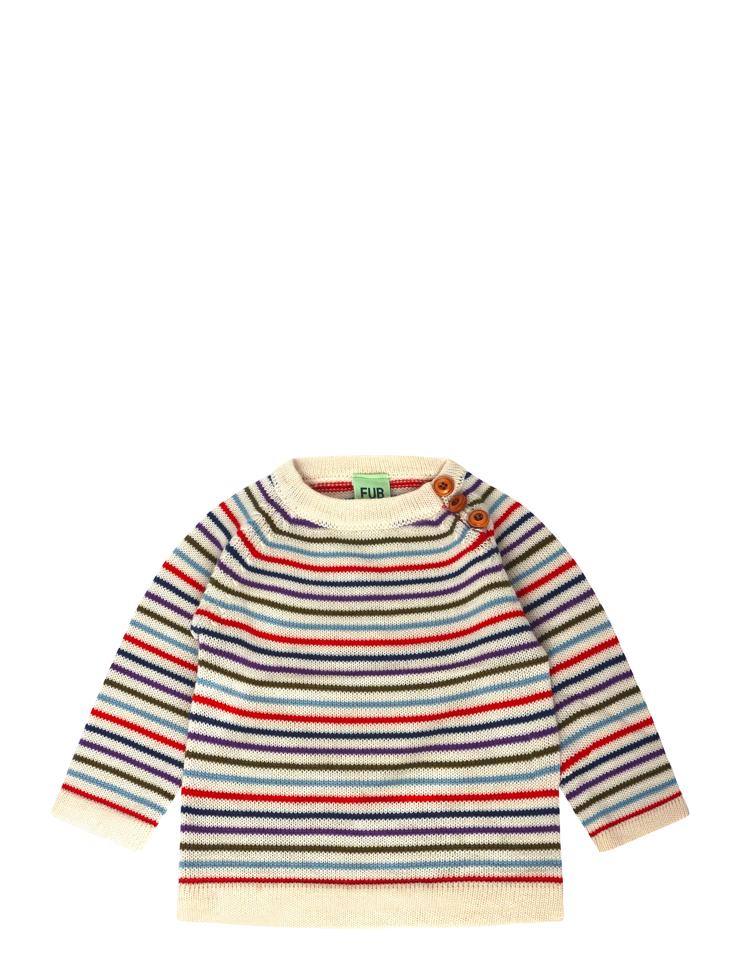 FUB Baby Sweater - Trøjer - ANNIVERSARY STRIPE / cream