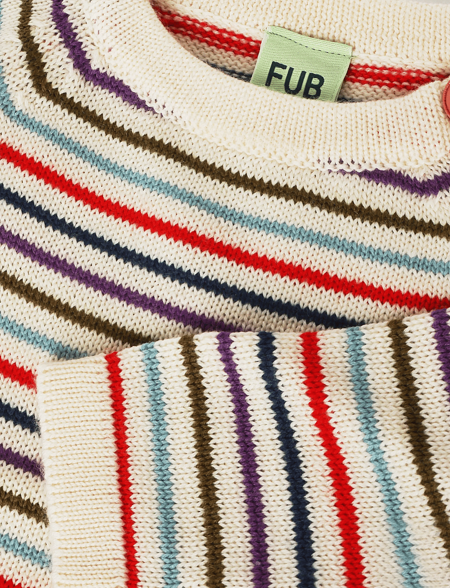FUB - Baby Sweater - pullover - anniversary stripe - 2