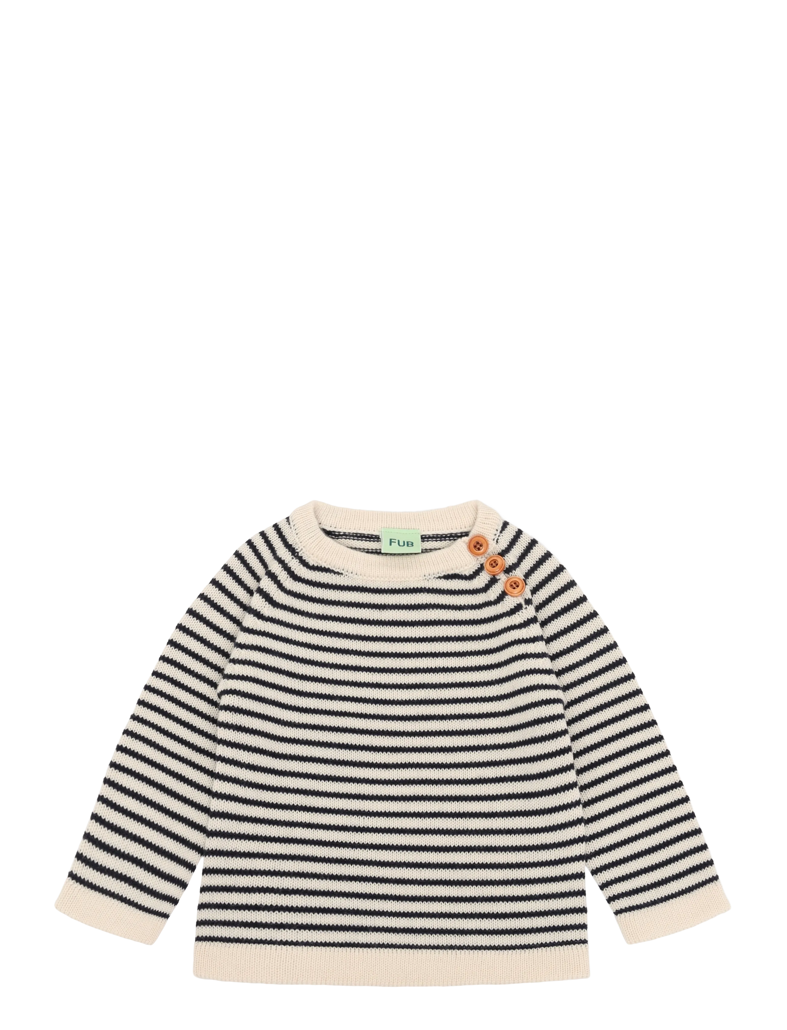 FUB Baby Sweater - Shoppa efter storlek - ECRU/DARK NAVY / cream