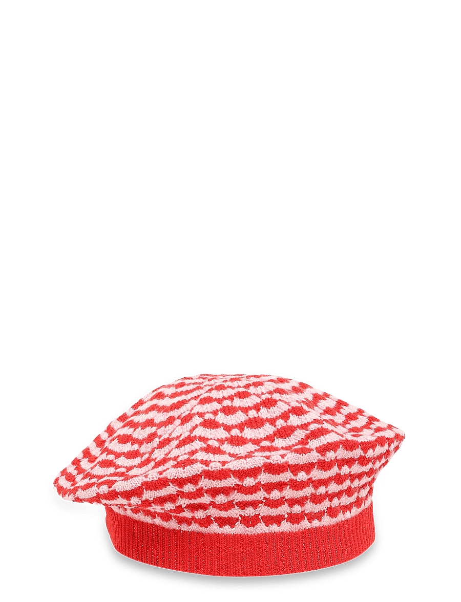 FUB - Beret - vinterhuer - classic red/rose quartz - 0