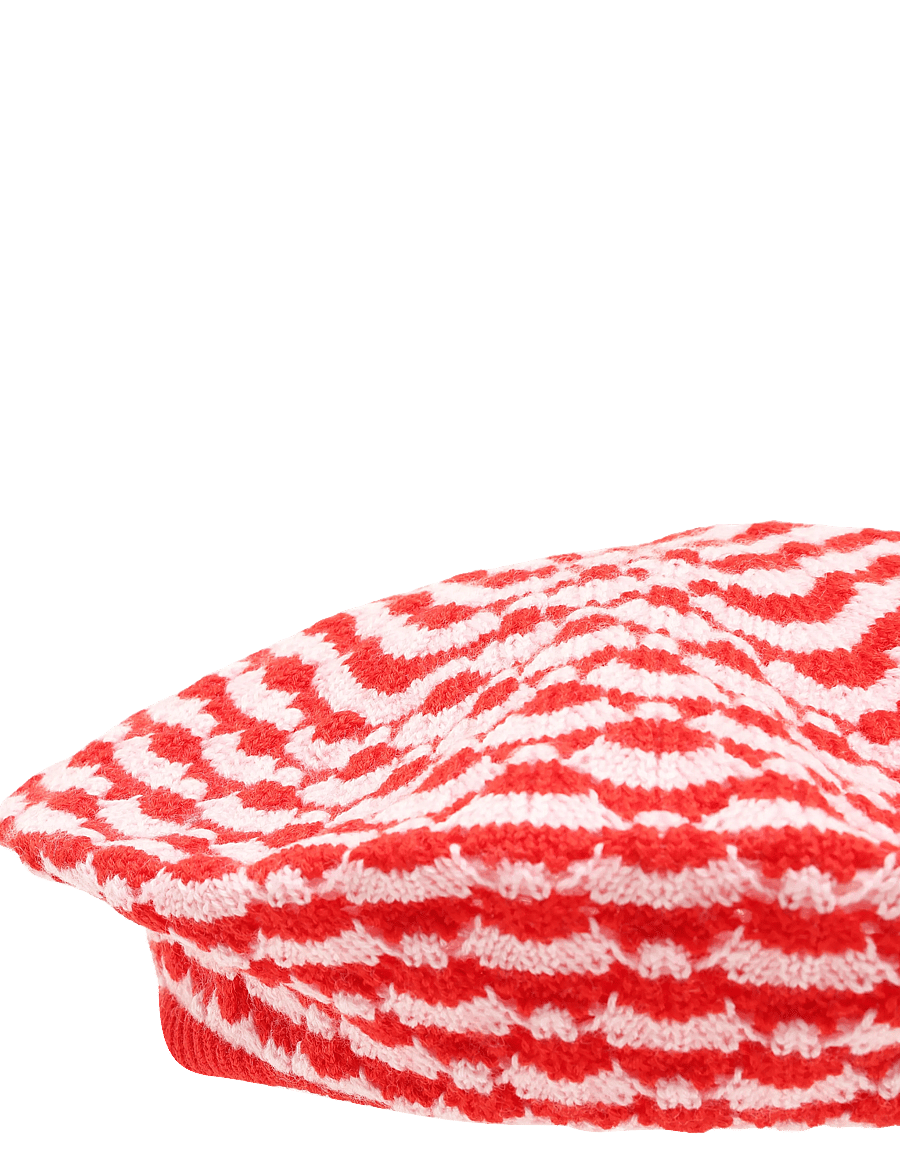FUB - Beret - vinterhuer - classic red/rose quartz - 2