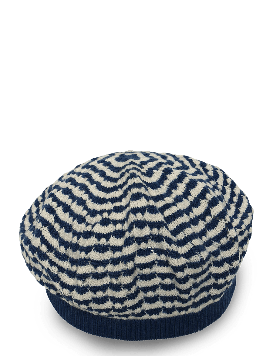FUB - Beret - vinterhuer - deep indigo/ecru - 0