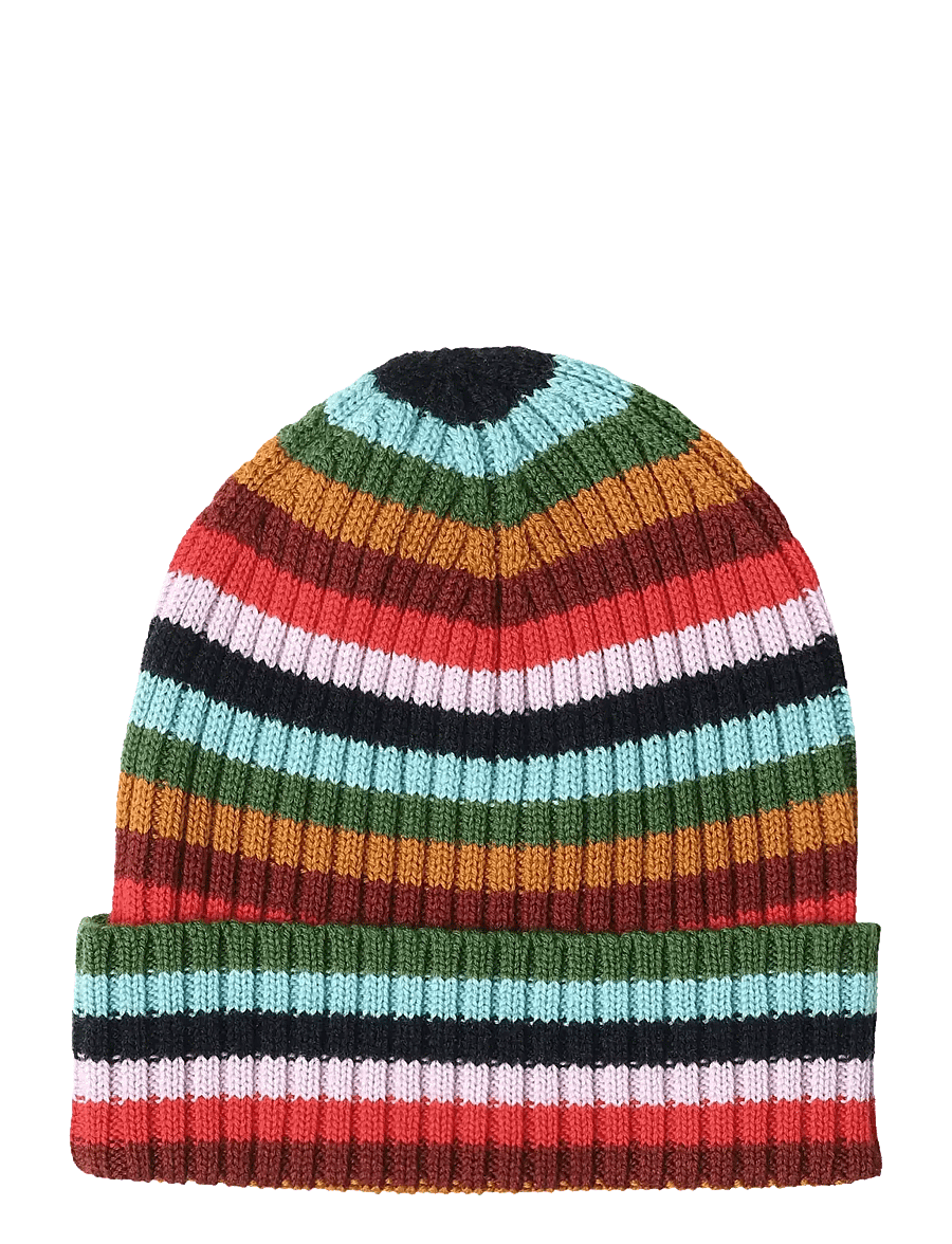 FUB - Rib Beanie - beanies - multi stripe - 0