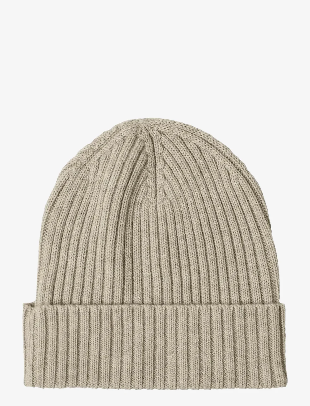 FUB - Rib Beanie - beanies - oat melange - 0