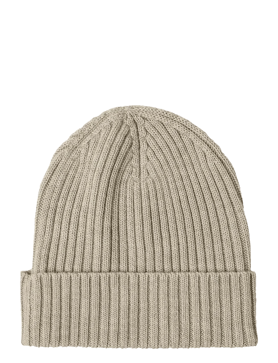 FUB - Rib Beanie - beanies - oat melange - 0