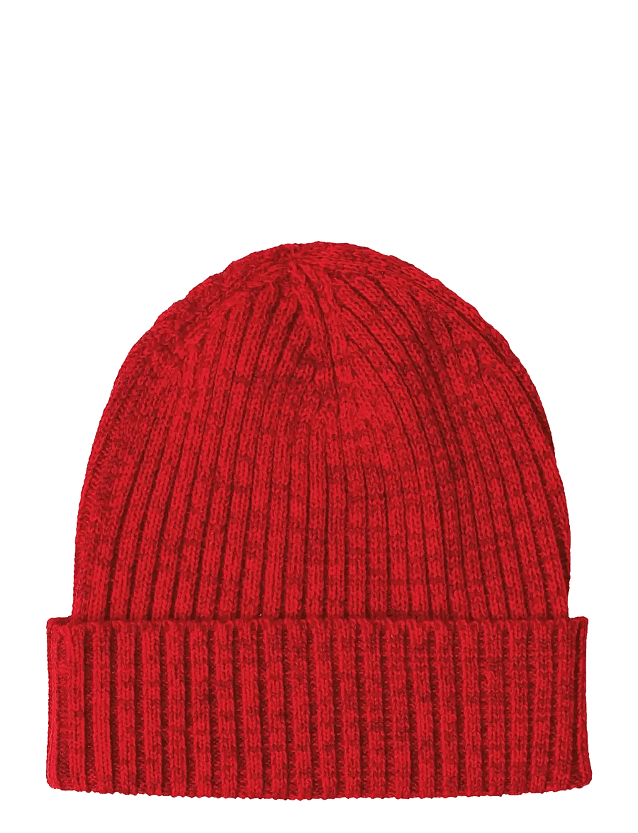 FUB - Rib Beanie - beanies - signal red/cranberry - 0