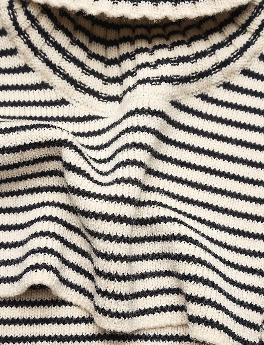 FUB - Neck Warmer - kaelussallid - ecru/dark navy - 2