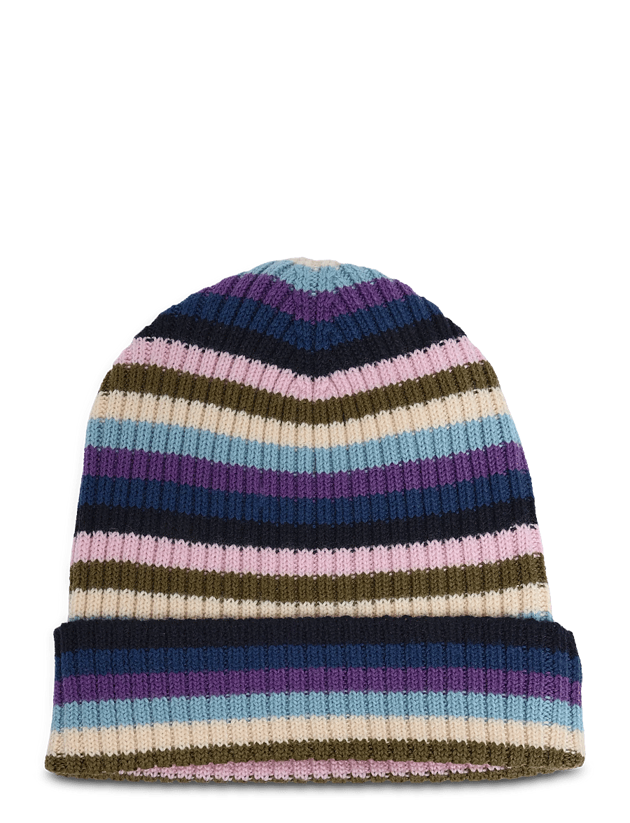 FUB - Rib Beanie - kootud mütsid - multi stripe (02) - 0